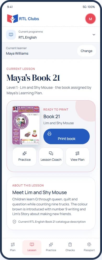 Prepare the next lesson: app preview with example data